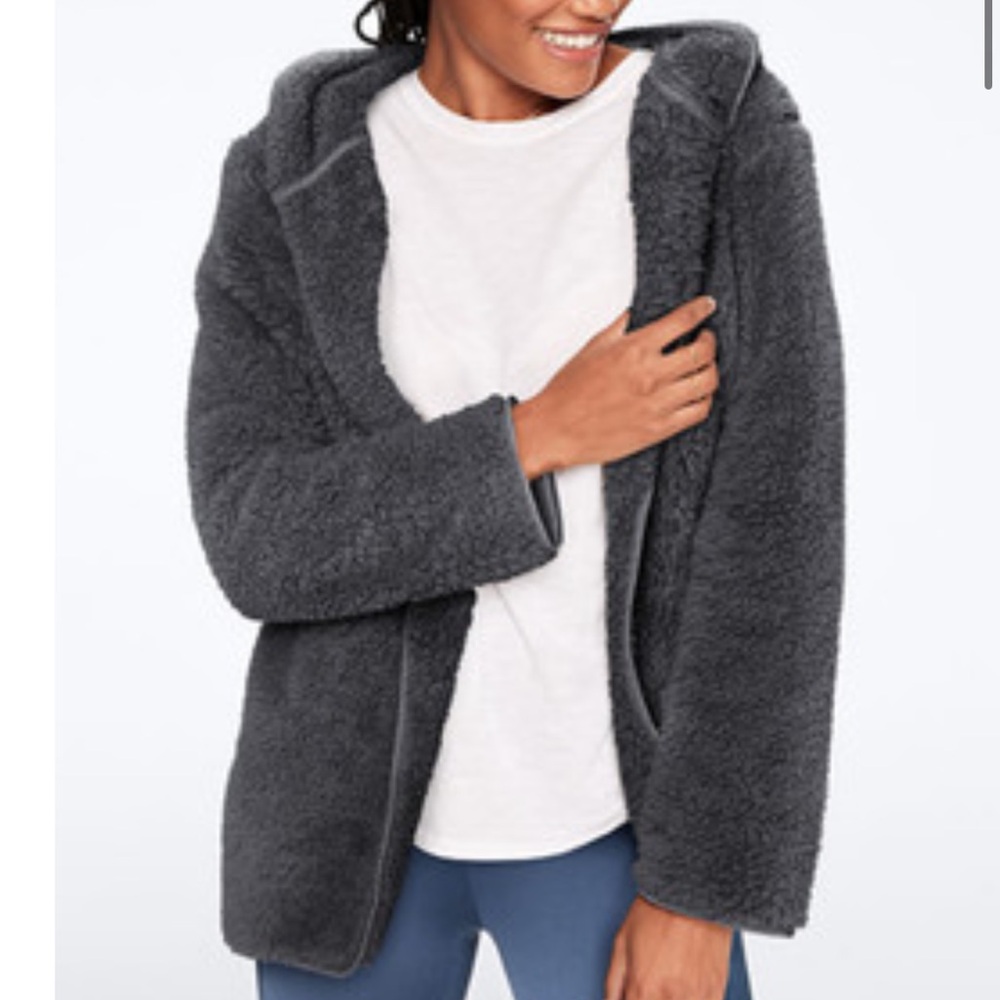 Victoria's Secret Pink Teddy Open Jacket